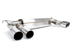 BMW X6 M Performance Exhaust - Dinan - Axleback, Freeflow - Polished - `15-`19