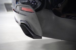 BMW 540i Performance Exhaust - Dinan - Axle Back, Freeflow, Black Ceramic Coated Tips - Black - `17-`23