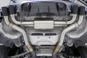 BMW M5 Performance Exhaust - Dinan - Axleback, Freeflow - Polished - `18-`23