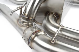 BMW M2 Competition Performance Exhaust - Dinan - Axleback + X-Pipe Freeflow - Black - `19-`21