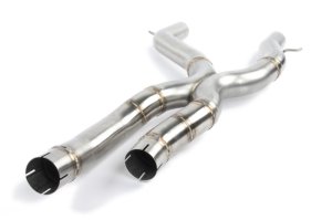 BMW M2 Competition Performance Exhaust - Dinan - Axleback + X-Pipe Freeflow - Black - `19-`21