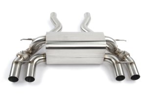 BMW M2 Competition Performance Exhaust - Dinan - Axleback + X-Pipe Freeflow - Black - `19-`21