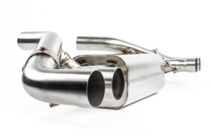 BMW M440i Performance Exhaust - Dinan - Axleback, Quad Tips, T304 Stainless Steel, Black Ceramic Coated - Black - `20-`26