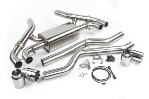 BMW M340i Performance Exhaust - Dinan - Axleback - Polished - `20-`24 BMW M340i Performance Exhaust - Dinan - Axleback - Polished - `20-`24