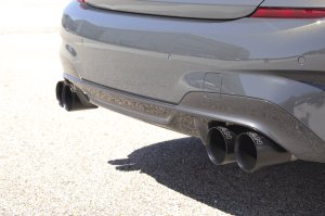 BMW M340i Performance Exhaust - Dinan - Axleback - Polished - `20-`24 BMW M340i Performance Exhaust - Dinan - Axleback - Polished - `20-`24