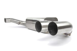 BMW X3M Performance Exhaust - Dinan - Axle Back, Freeflow, Black Ceramic Coated Tips - Black - `20-`25
