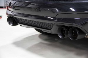 BMW X3M Performance Exhaust - Dinan - Axle Back, Freeflow, Black Ceramic Coated Tips - Black - `20-`25