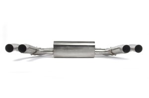 BMW X4M Performance Exhaust - Dinan - Axle Back, Freeflow, Black Ceramic Coated Tips - Black - `20-`25