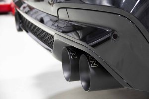 BMW X4M Performance Exhaust - Dinan - Axle Back, Freeflow, Black Ceramic Coated Tips - Black - `20-`25