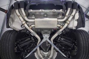 BMW X3 M Performance Exhaust - Dinan - Freeflow Axleback - Polished - `20-`25