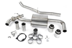 BMW X2 Performance Exhaust - Dinan - Axleback Exhaust Systems - Polished - `16-`22