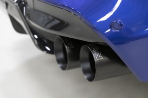 BMW X5 M Performance Exhaust - Dinan - Axle Back + Freeflow + Ceramic Coated Tips - Black - `20-`26