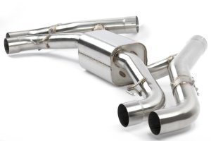 BMW X5 M Performance Exhaust - Dinan - Axle Back + Freeflow + Ceramic Coated Tips - Black - `20-`26