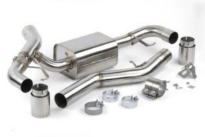 BMW 430i Performance Exhaust - Rear - Dinan - Axleback Freeflow - Polished - `21-`24