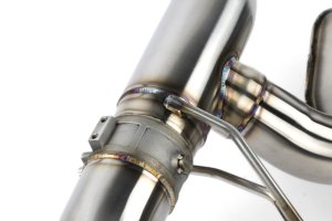 BMW 430i Performance Exhaust - Rear - Dinan - Axleback Freeflow - Polished - `21-`24