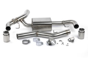 BMW 430i Performance Exhaust - Rear - Dinan - Axleback Freeflow - Polished - `21-`24