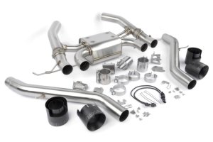 BMW M4 Performance Exhaust - Dinan - Axle Back, Valved - Black - `21-`26