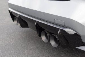 BMW M4 Performance Exhaust - Dinan - Axle Back, Valved - Black - `21-`26