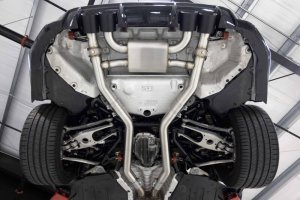 BMW M4 Performance Exhaust - Dinan - Axle Back, Valved - Black - `21-`26