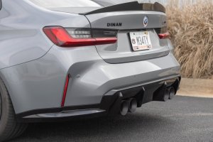 BMW M3 Performance Exhaust - Dinan - Valved Axle Back - Polished - `21-`26
