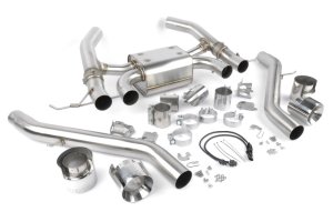 BMW M4 Performance Exhaust - Dinan - Valved Axle Back - Polished - `21-`26