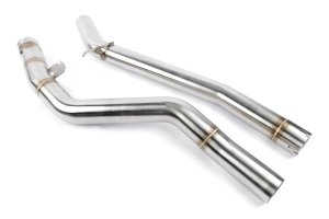 Toyota GR Supra Performance Exhaust - Dinan - Axleback + Valved Cat-Back - Black - `20-`26