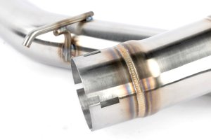 Toyota GR Supra Performance Exhaust - Dinan - Axleback, Valved - Polished - `20-`26