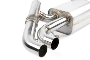 BMW M240i Performance Exhaust - Dinan - Axleback, Freeflow, Quad Tips, Black Ceramic Coated Tips - Black - `23-`26