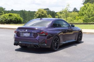 BMW M240i Performance Exhaust - Dinan - Axleback, Freeflow, Quad Tips, Black Ceramic Coated Tips - Black - `23-`26