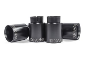 BMW M240i Performance Exhaust - Dinan - Axleback, Freeflow, Quad Tips, Black Ceramic Coated Tips - Black - `23-`26