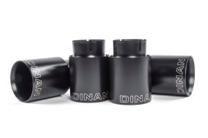 BMW M240i Performance Exhaust - Dinan - Axleback, Freeflow, Quad Tips, Black Ceramic Coated Tips - Black - `23-`26