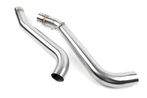 BMW M240i Performance Exhaust - Dinan - Axleback, Freeflow, Quad Tips, Black Ceramic Coated Tips - Black - `23-`26
