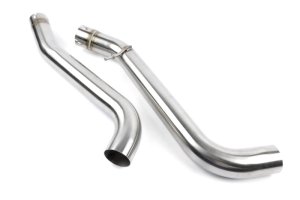 BMW M240i Performance Exhaust - Dinan - Axleback, Freeflow, Quad Tips, Black Ceramic Coated Tips - Black - `23-`26