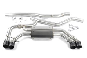 BMW X4 M40i Performance Exhaust - Dinan - Freeflow Axleback - Black - `19-`25