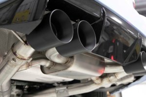 BMW M2 Performance Exhaust - Dinan - Axleback, Freeflow, Valved, Stainless Steel - Black - `23-`26