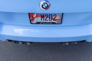 BMW M2 Performance Exhaust - Dinan - Axleback, Freeflow, Valved, Stainless Steel - Black - `23-`26