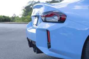 BMW M2 Performance Exhaust - Dinan - Axleback, Freeflow, Valved, Stainless Steel - Black - `23-`26