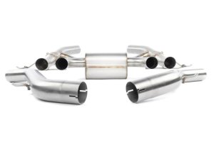 BMW M2 Performance Exhaust - Dinan - Axleback, Freeflow, Valved, Stainless Steel - Black - `23-`26