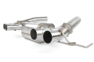 BMW M2 Performance Exhaust - Dinan - Axleback, Valved, Freeflow, Quad Tip - Polished - `23-`26