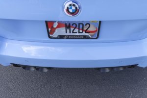 BMW M2 Performance Exhaust - Dinan - Axleback, Valved, Freeflow, Quad Tip - Polished - `23-`26