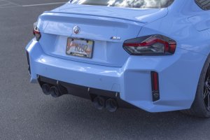 BMW M2 Performance Exhaust - Dinan - Axleback, Valved, Freeflow, Quad Tip - Polished - `23-`26