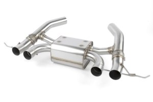 BMW M2 Performance Exhaust - Dinan - Axleback, Valved, Freeflow, Quad Tip - Polished - `23-`26