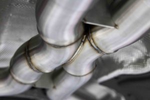 BMW X5M Performance Exhaust - Dinan - High Flow X-Pipe, 3.25in, T304 Stainless Steel - `24-`26