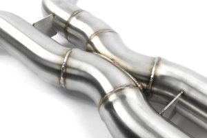 BMW X5M Performance Exhaust - Dinan - High Flow X-Pipe, 3.25in, T304 Stainless Steel - `24-`26