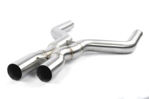 BMW X5M Performance Exhaust - Dinan - High Flow X-Pipe, 3.25in, T304 Stainless Steel - `24-`26