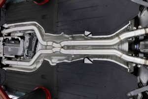 BMW X6M Performance Exhaust - Dinan - High Flow X-Pipe, 3.25in, T304 Stainless Steel - `24-`26