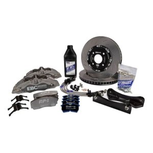 BMW 1-Series Brake Kit - Front - EBC - Supercup Anodized Apollo-4 Calipers + 330mm Rotors - 2006