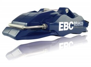 Ford Focus ST Brake Caliper - Front Right - EBC - Apollo-4 - Blue - `05-`11