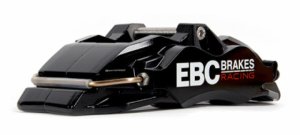 Honda Civic Type-R Brake Caliper - Front Left - EBC - Apollo-6 - Black - `17-`22