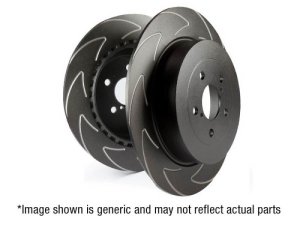 Ford Fiesta Brake Rotor (2) - Front - EBC - BSD Series Sport Rotor w/Ultra Quiet V Slot Configuration - `13-`19